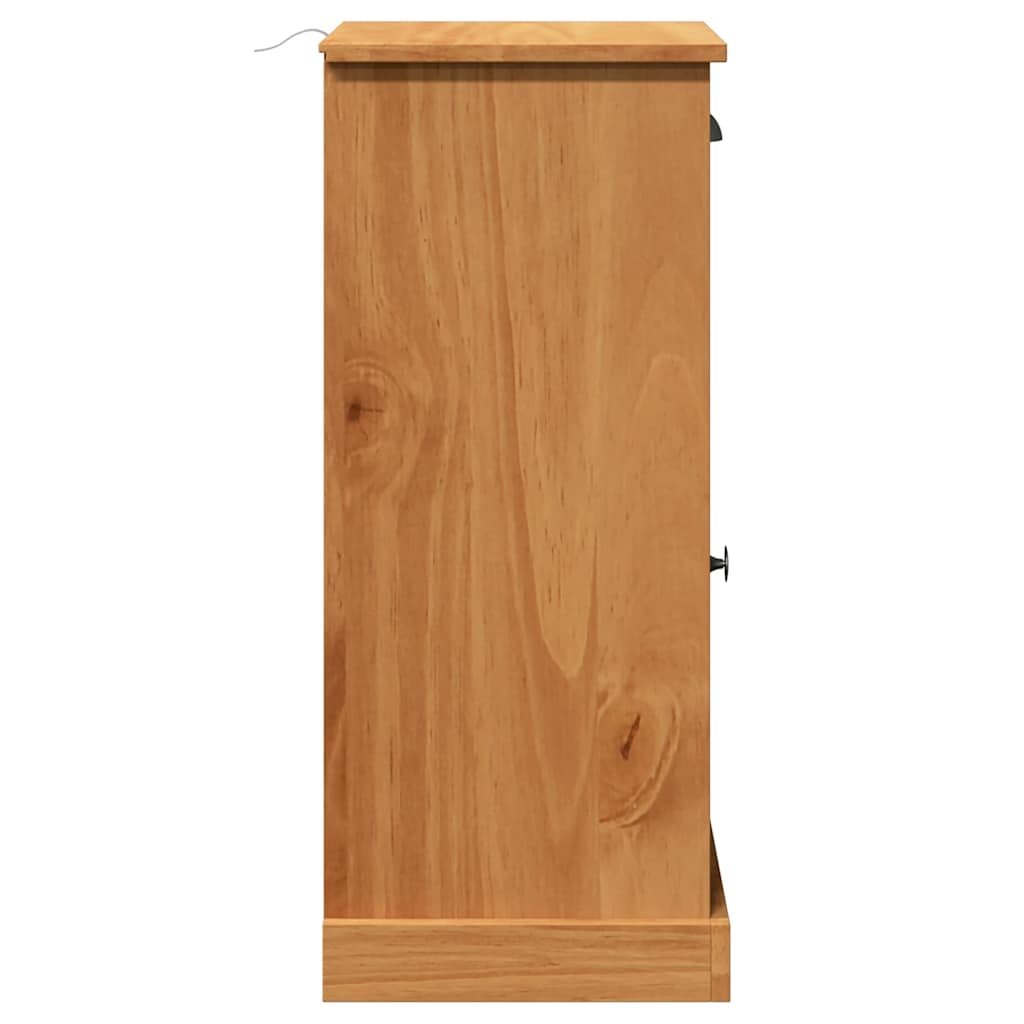 Baderomsskap VIGO honningbrun 37,5 x 34 x 80 cm Massivt furutre