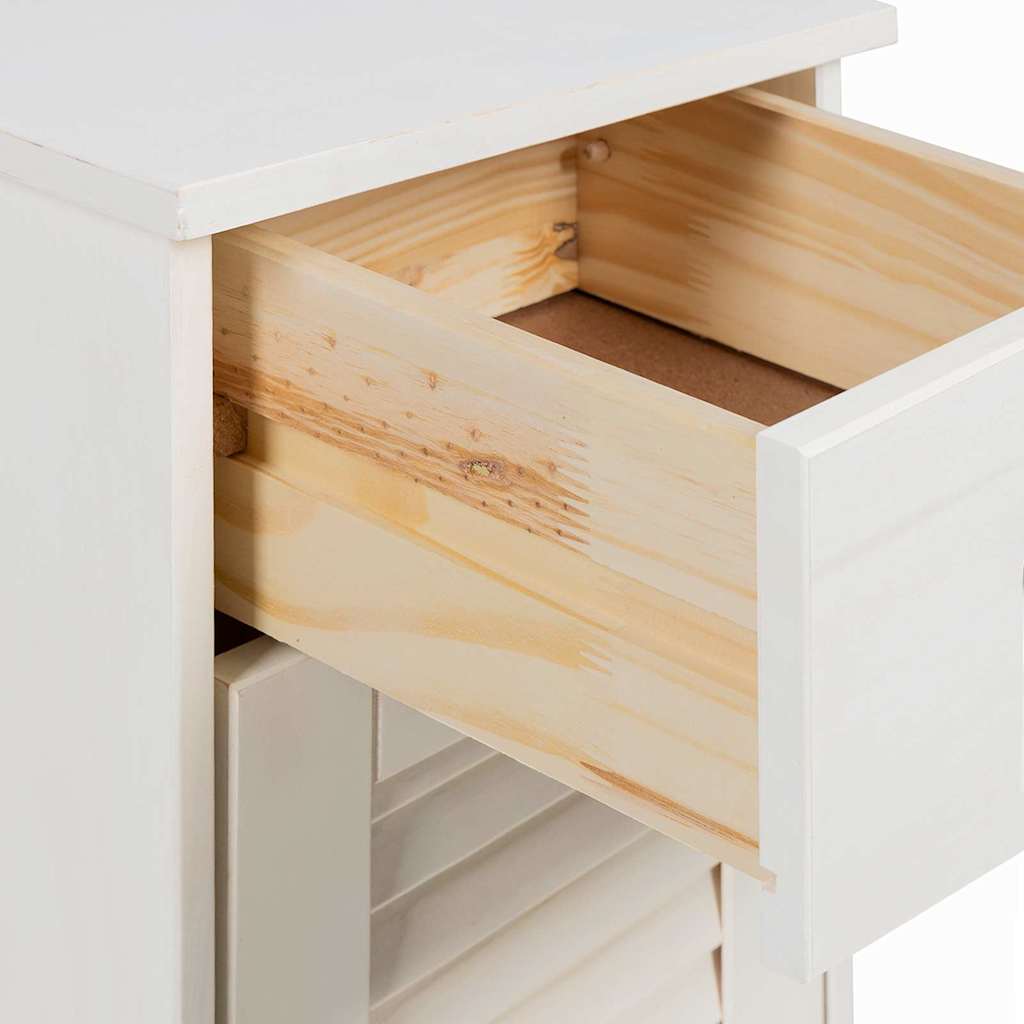 Baderomsskap VIGO Hvit 37,5 x 34 x 80 cm Massivt furutre