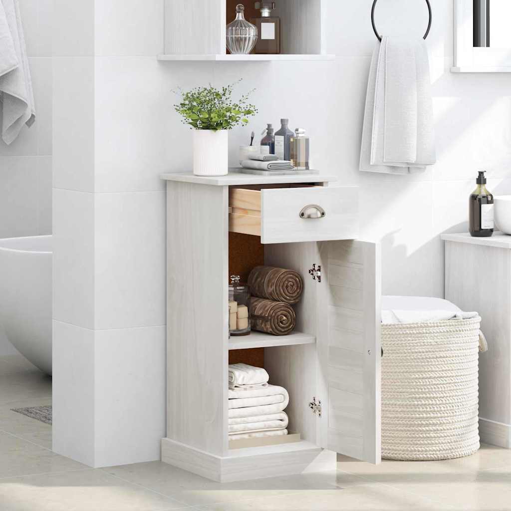 Baderomsskap VIGO Hvit 37,5 x 34 x 80 cm Massivt furutre