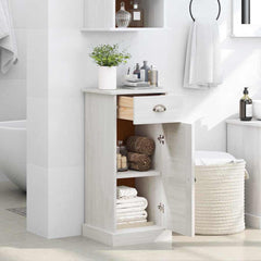 Baderomsskap VIGO Hvit 37,5 x 34 x 80 cm Massivt furutre