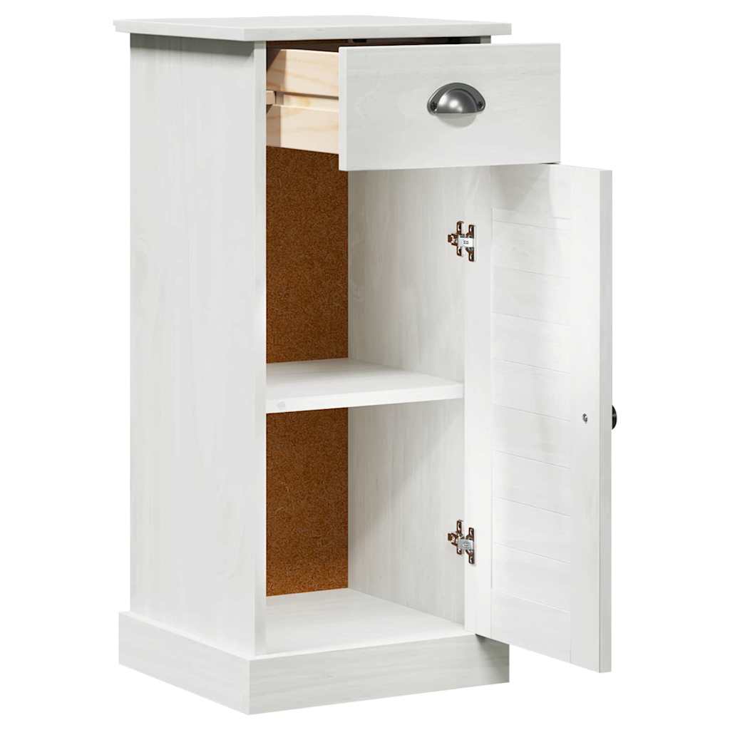 Baderomsskap VIGO Hvit 37,5 x 34 x 80 cm Massivt furutre