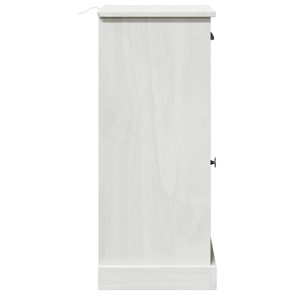 Baderomsskap VIGO Hvit 37,5 x 34 x 80 cm Massivt furutre