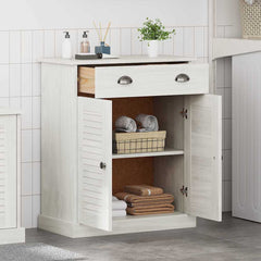 Baderomsskap VIGO Hvit 67,5 x 34 x 80 cm Heltre furu