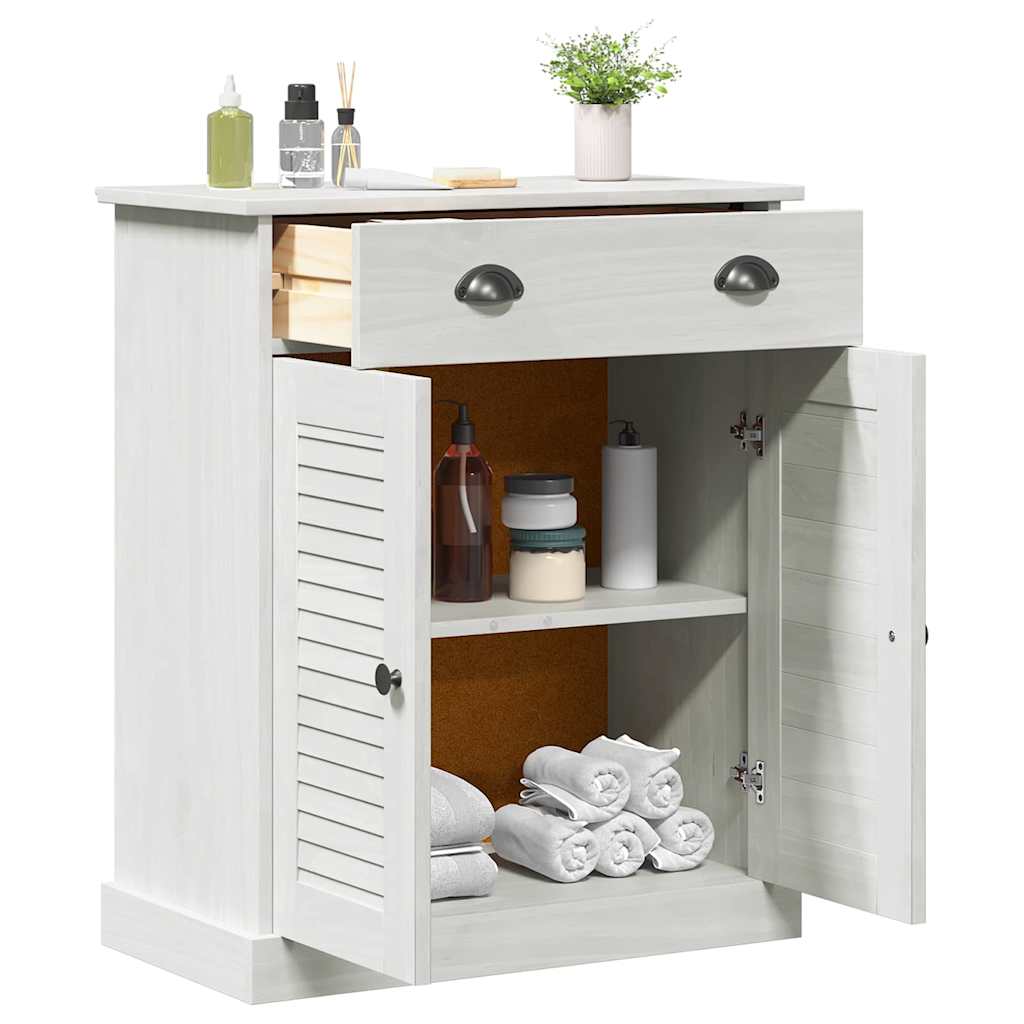 Baderomsskap VIGO Hvit 67,5 x 34 x 80 cm Heltre furu