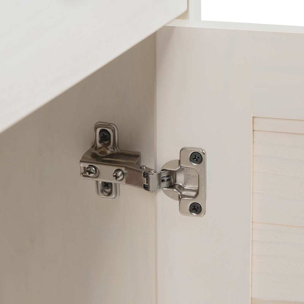 Baderomsskap med lagring VIGO Hvit 37 x 34 x 110 cm Heltre furu