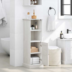 Baderomsskap med lagring VIGO Hvit 37 x 34 x 110 cm Heltre furu