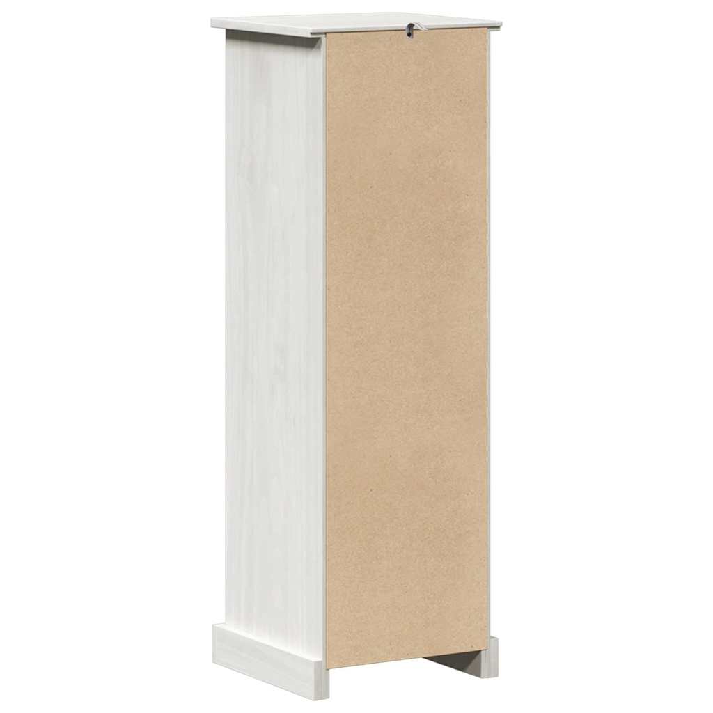 Baderomsskap med lagring VIGO Hvit 37 x 34 x 110 cm Heltre furu