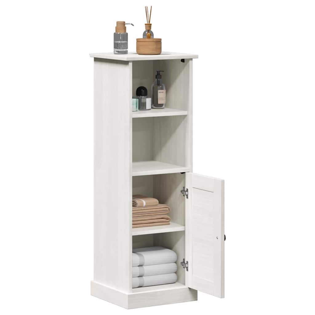 Baderomsskap med lagring VIGO Hvit 37 x 34 x 110 cm Heltre furu