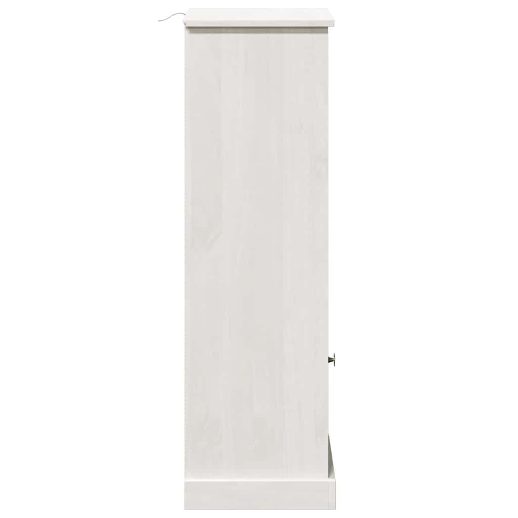 Baderomsskap med lagring VIGO Hvit 37 x 34 x 110 cm Heltre furu