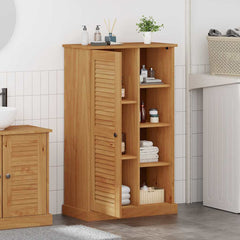 Baderomsskap VIGO honningbrun 67,5 x 34 x 110 cm Heltre furu