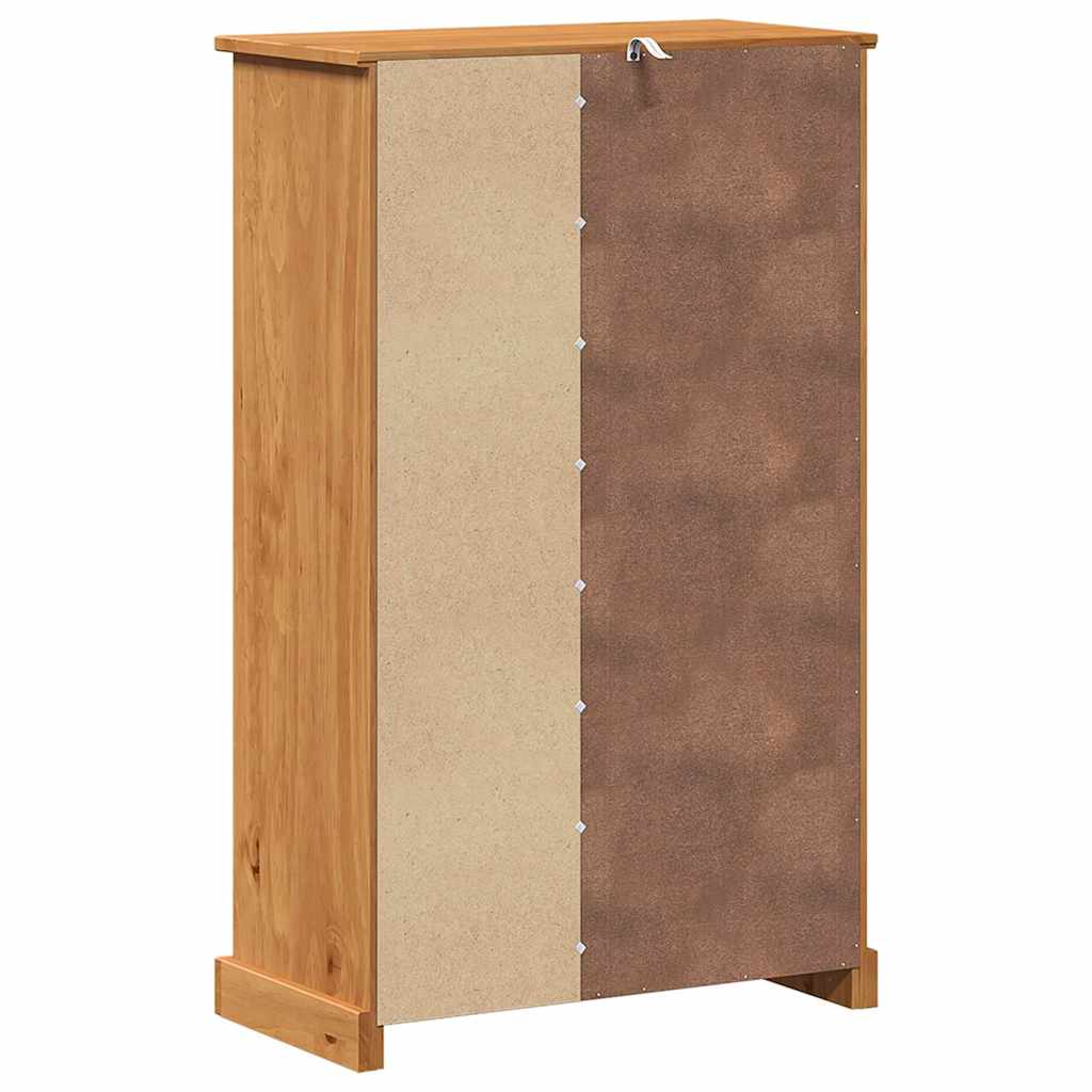 Baderomsskap VIGO honningbrun 67,5 x 34 x 110 cm Heltre furu