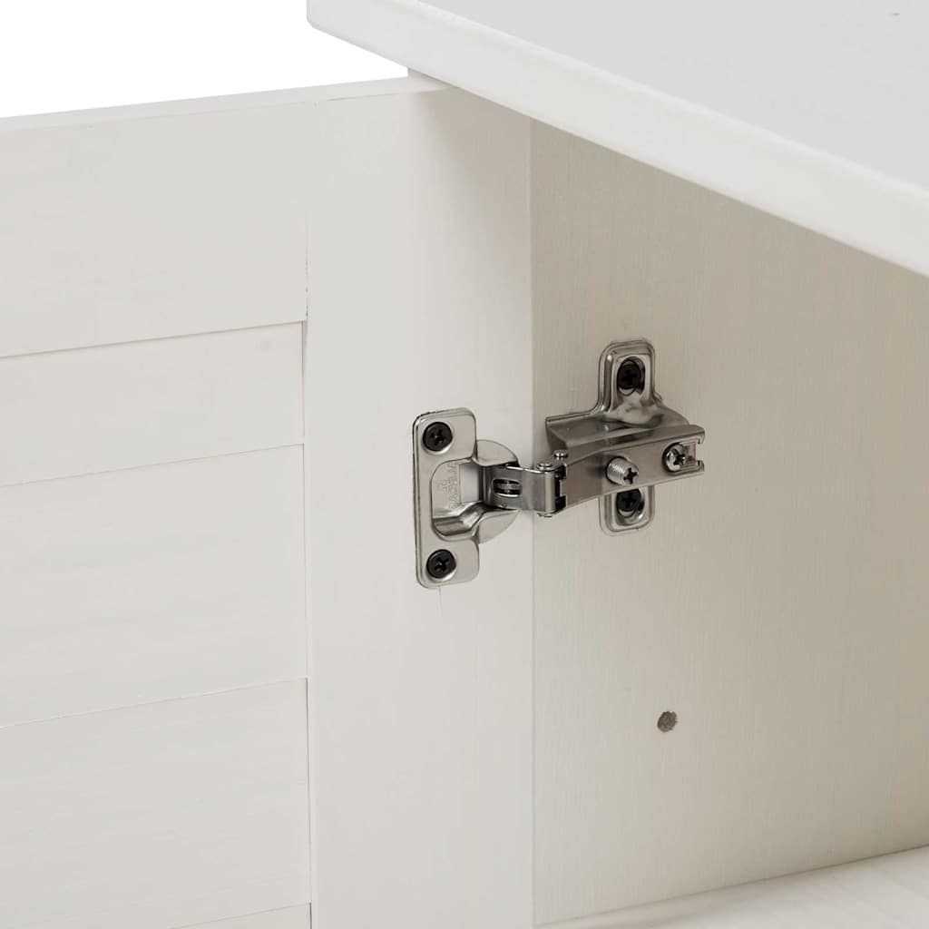 Baderomsskap VIGO Hvit 67,5 x 34 x 110 cm Heltre furu