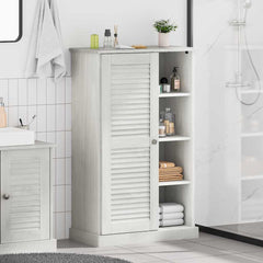 Baderomsskap VIGO Hvit 67,5 x 34 x 110 cm Heltre furu