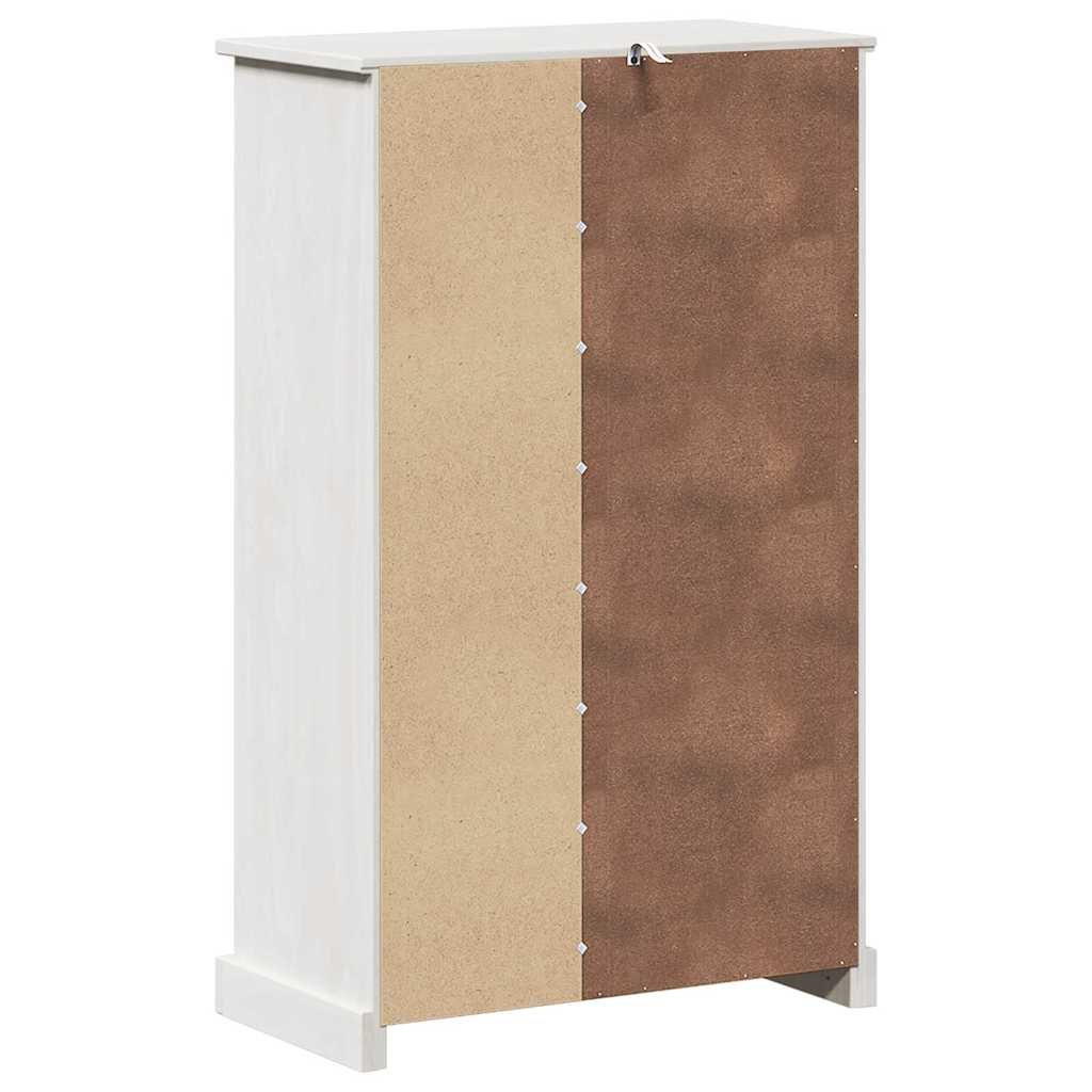Baderomsskap VIGO Hvit 67,5 x 34 x 110 cm Heltre furu