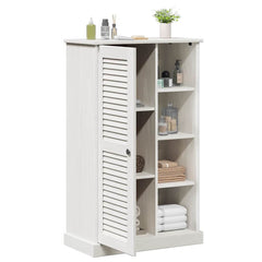Baderomsskap VIGO Hvit 67,5 x 34 x 110 cm Heltre furu