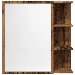 Speilskap til baderom gammelt tre 62,5x20,5x64cm konstruert tre