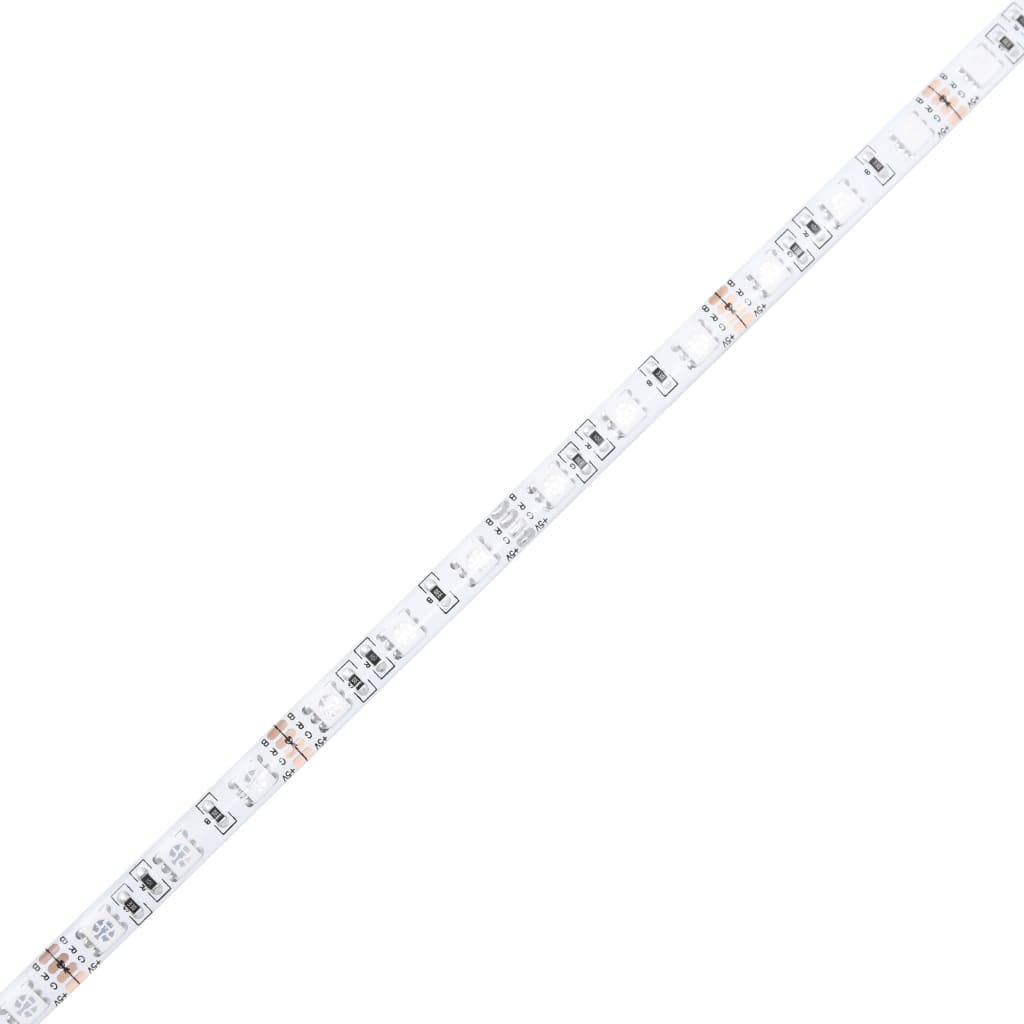 Baderomsspeil med LED gammelt tre 100x8,5x37 cm konstruert tre