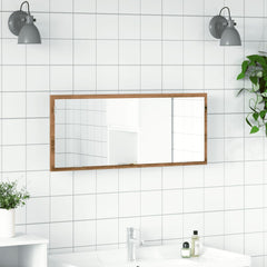 Baderomsspeil med LED artisan eik 100x8,5x37 cm konstruert tre