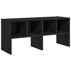 Skostativ Stablebar Sort Eik 89,5x30x40 cm