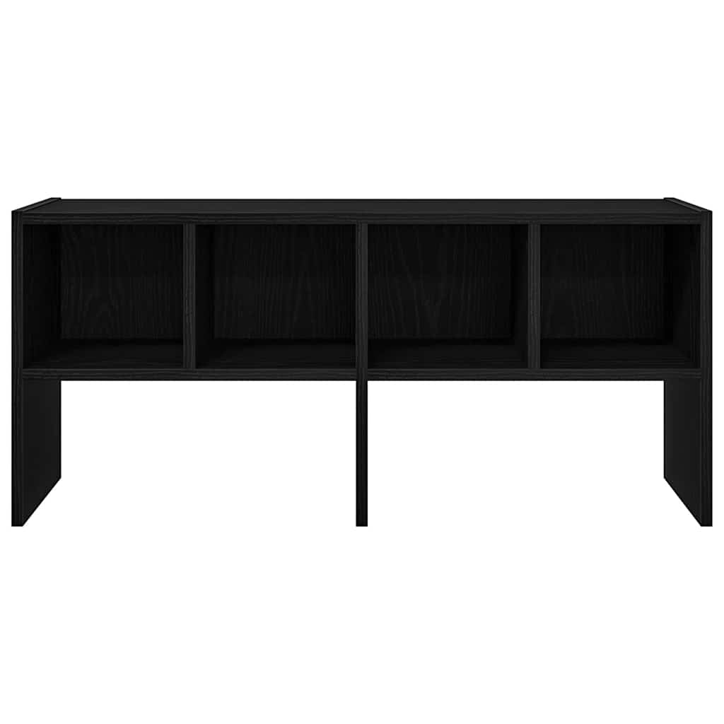 Skostativ Stablebar Sort Eik 89,5x30x40 cm