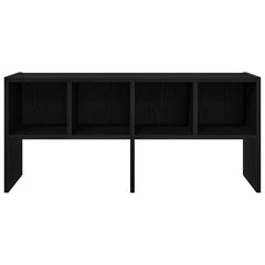 Skostativ Stablebar Sort Eik 89,5x30x40 cm