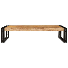 Badehylle med hylle 100 x 50 x 23 cm Massiv mango tre, jern