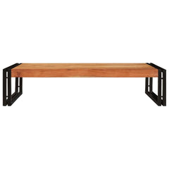 Badehylle med hylle 100 x 50 x 23 cm Massiv mango tre, jern