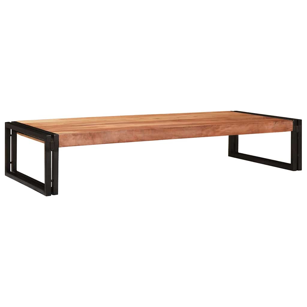Badehylle med hylle 120 x 50 x 23 cm Massiv mango tre, jern