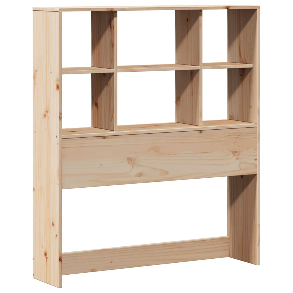 Seng med bokhylle uten madrass 90x200 cm heltre