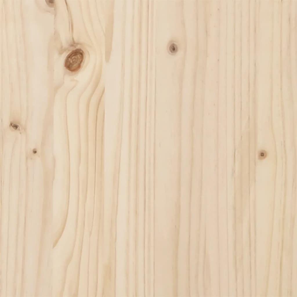 Seng med bokhylle uten madrass 90x200 cm heltre