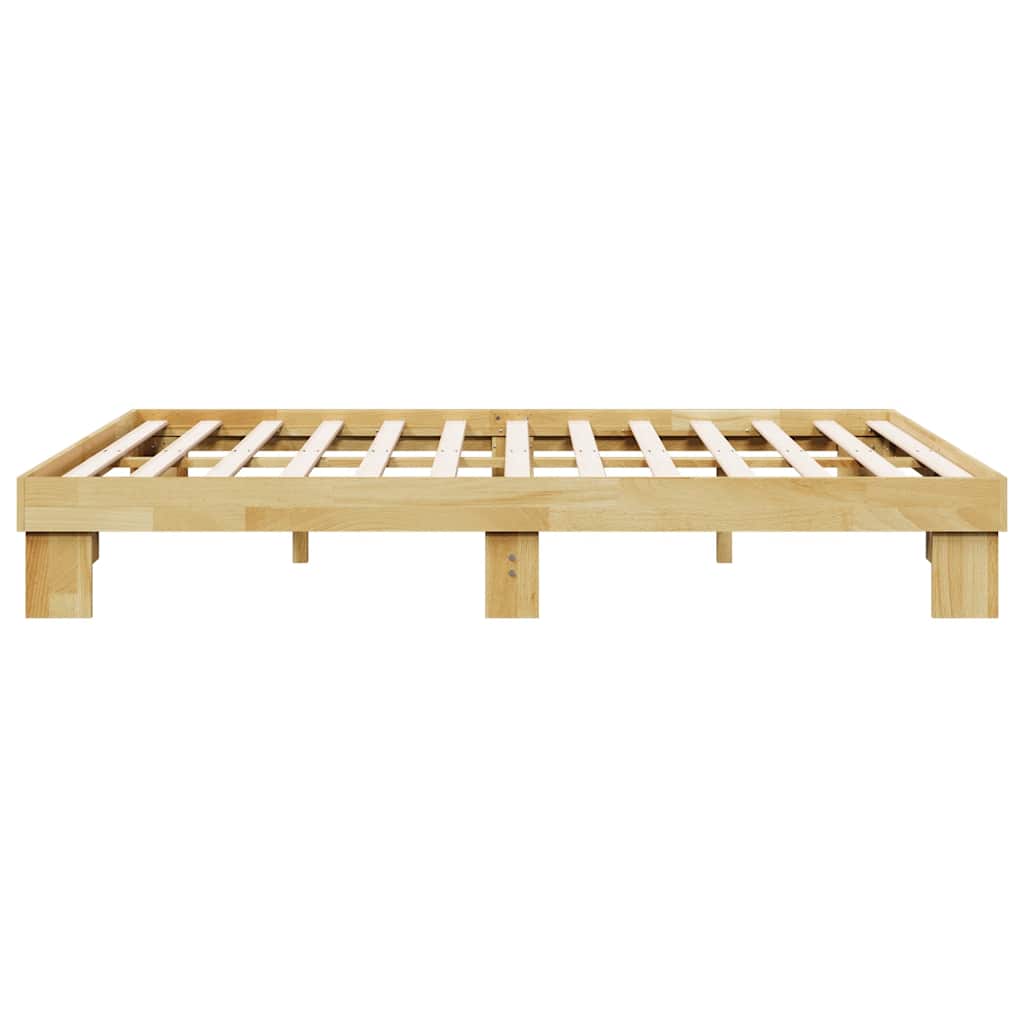 Sengeramme uten Madrass 140x200 cm Heltre Eik