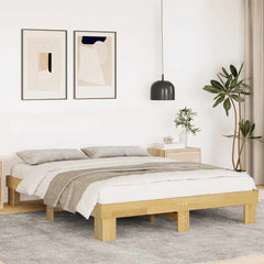 Sengeramme uten Madrass 140x200 cm Heltre Eik