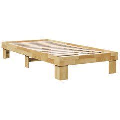 Sengeramme uten Madrass 75x190 cm Heltre Eik