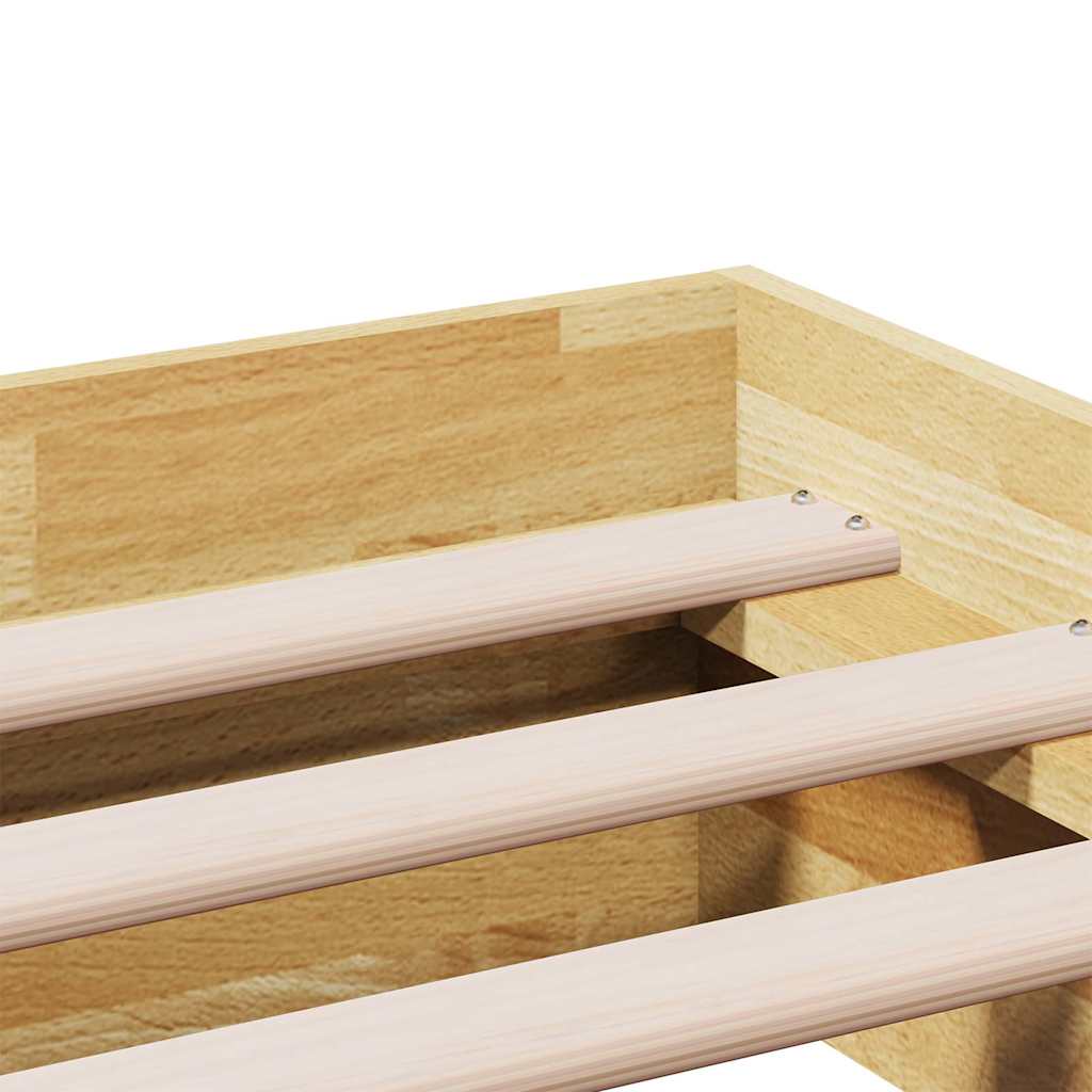 Sengeramme Uten Madrass 100x200 cm Helt Eik