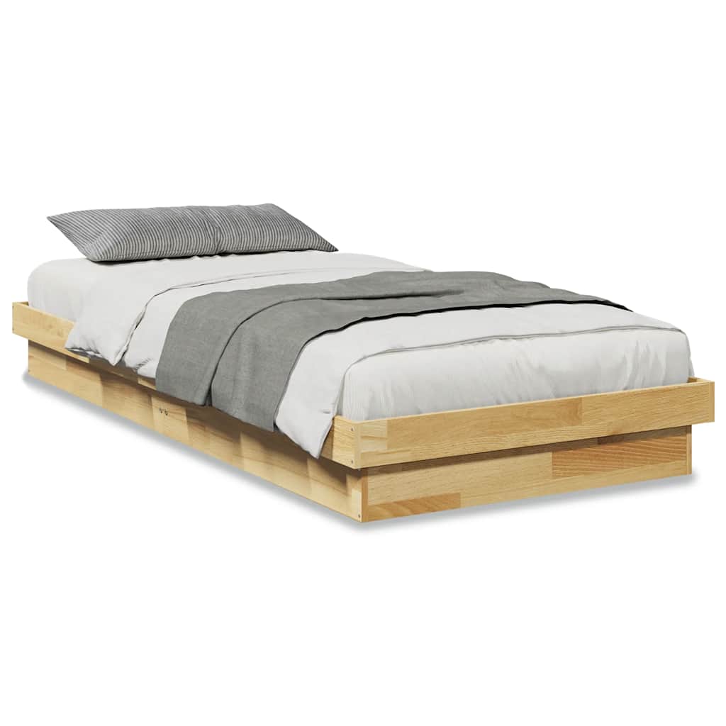 Sengeramme uten madrass 80x200 cm heltre eik