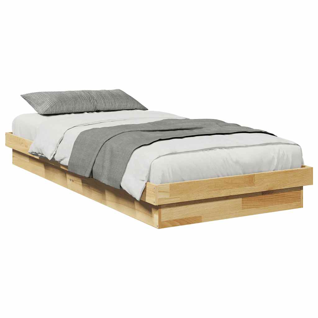 Sengeramme uten madrass 80x200 cm heltre eik