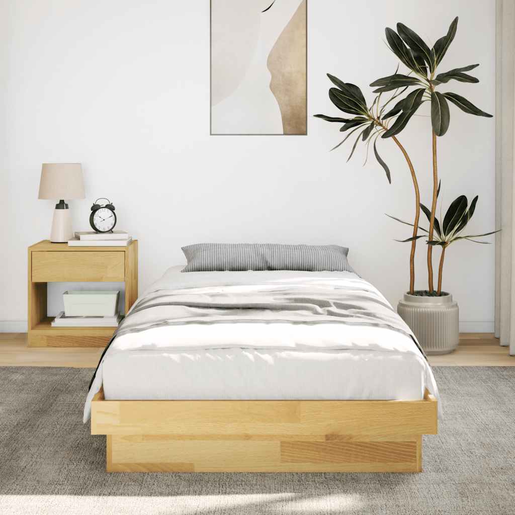 Sengeramme uten madrass 80x200 cm heltre eik
