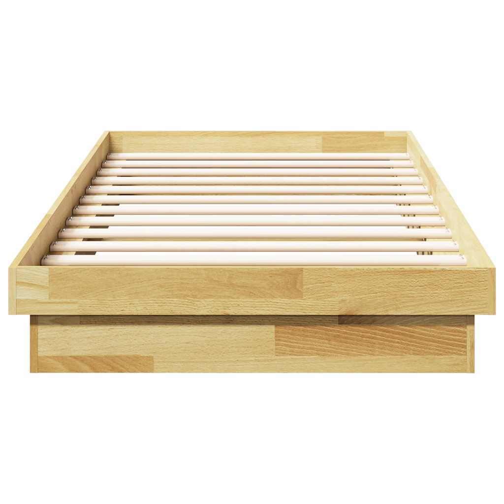 Sengeramme uten madrass 80x200 cm heltre eik