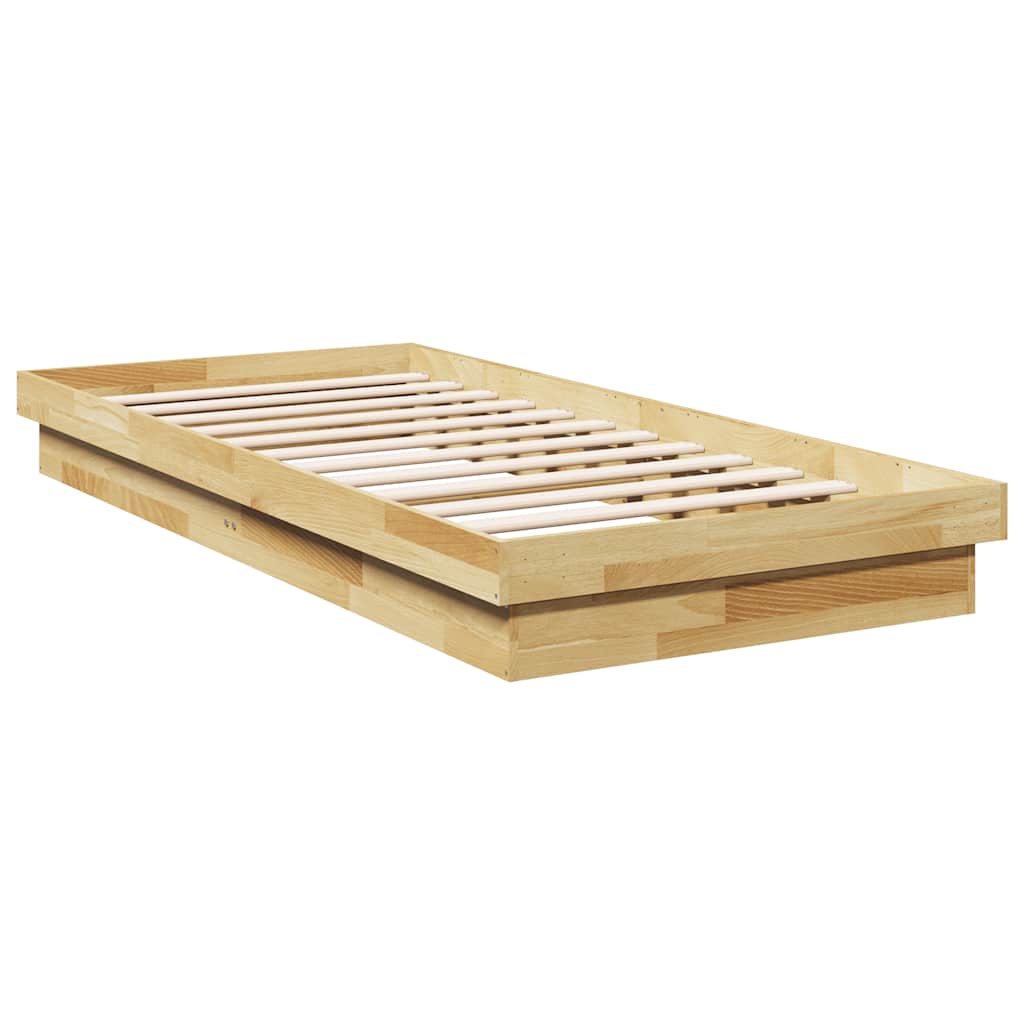 Sengeramme uten madrass 80x200 cm heltre eik