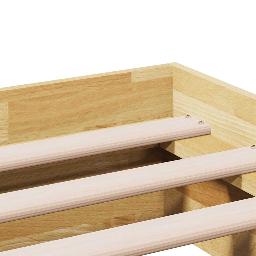 Sengeramme uten madrass 80x200 cm heltre eik