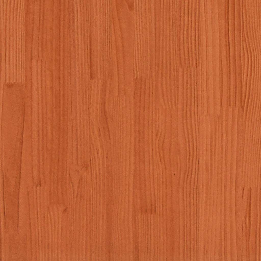 Sengeramme uten madrass stablebare voksbrun 80x200 cm heltre