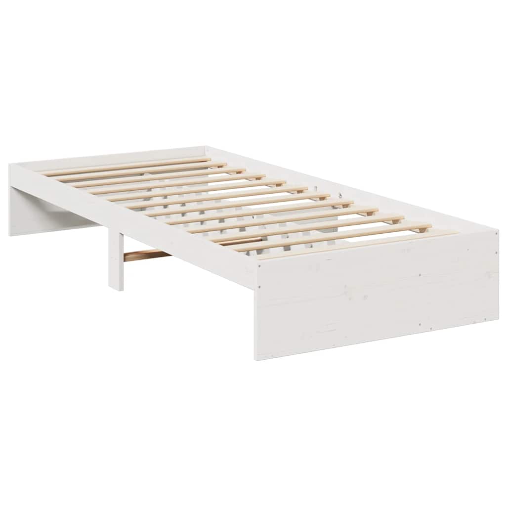 Dagseng uten madrass hvit 90x190 cm heltre furu