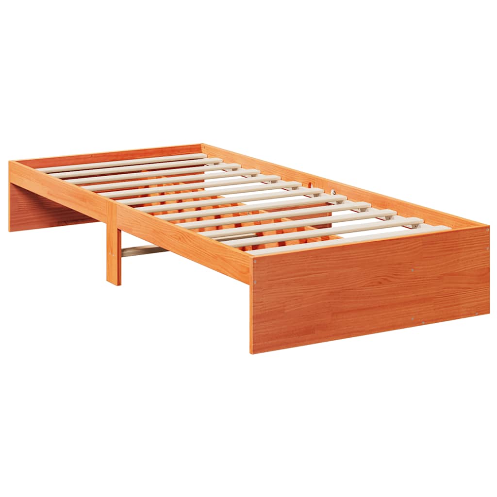 Dagseng uten madrass voksbrun 90x190 cm heltre furu