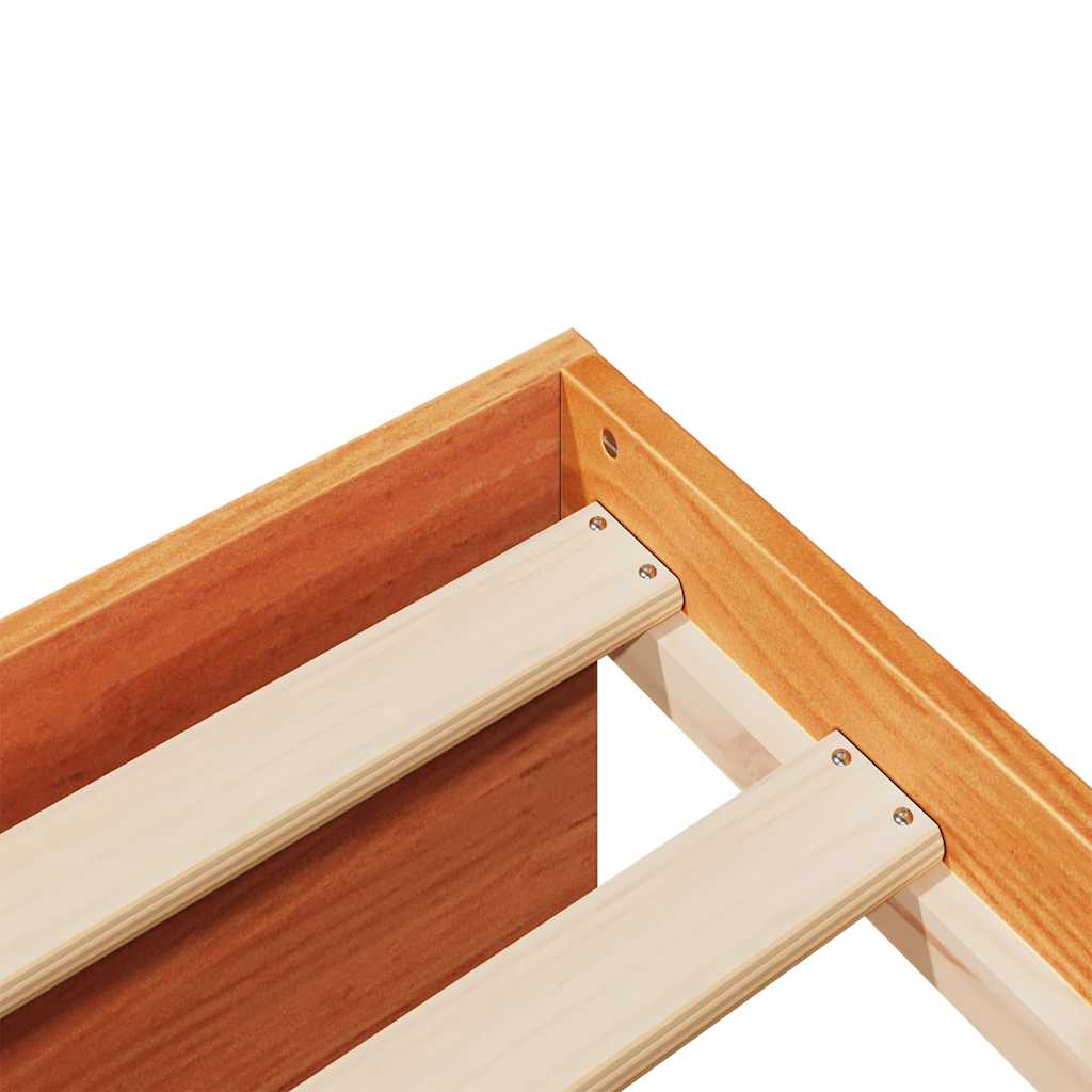 Dagseng uten madrass voksbrun 90x190 cm heltre furu