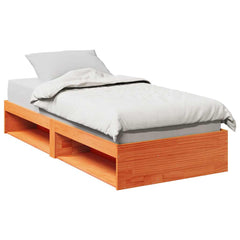 Dagseng uten madrass voksbrun 75x190 cm heltre furu