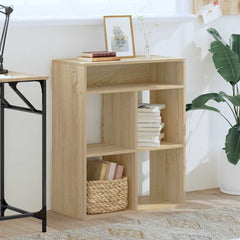 Bokhylle sonoma eik 66x31x80 cm konstruert tre