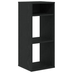 Bokhylle svart 34x31x80 cm konstruert tre