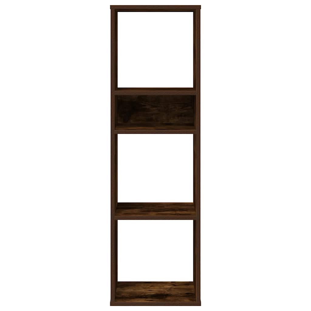 Bokhylle røkt eik 34x31x112 cm konstruert tre