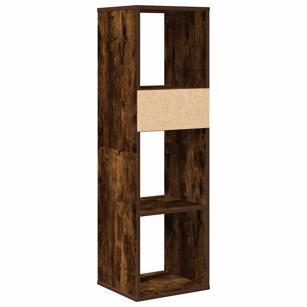 Bokhylle røkt eik 34x31x112 cm konstruert tre