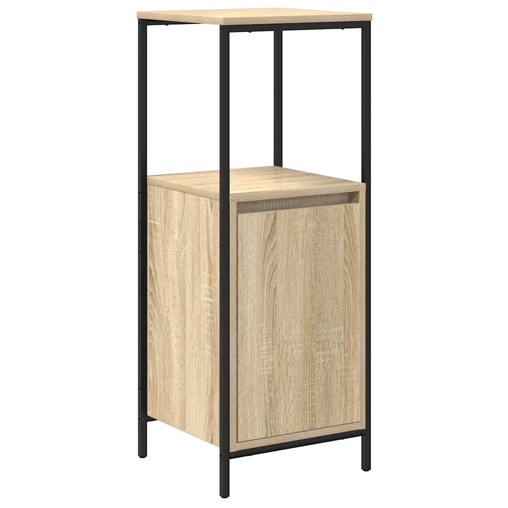 Baderomsskap med hyller sonoma eik 36x35x95 cm